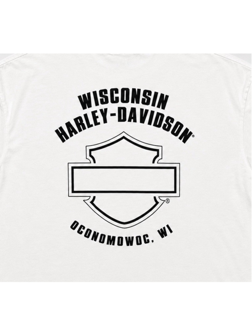 Harley Davidson Tshirt 1903-2013 Men’s 2XL Wisconsin White 110th Anniversary - Picture 3 of 4